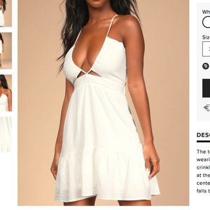 Lulus White Mini Dress